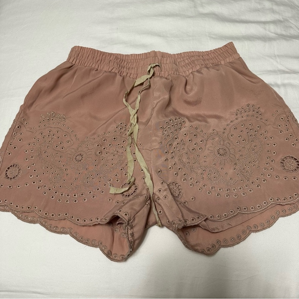 Ellison Soft Pink Casual Shorts